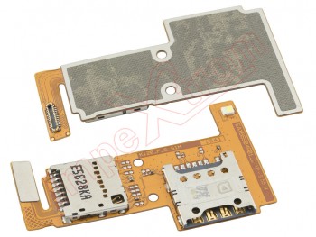 Flex con lector SIM y MicroSD LG K120E, K4, K120