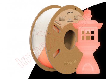 Bobina ERYONE PLA LUMINOUS 1.75MM 1KG DUAL COLOR (ORANGE&RED) para impresora 3D