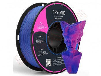 ERYONE PLA-M MATTE 1.75MM 1KG DUAL-COLOR (PINK&BLUE) coil for 3D printer