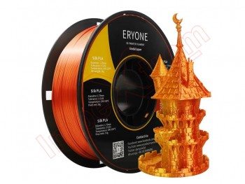 Bobina ERYONE PLA SILK 1.75MM 1KG DUAL-COLOR (GOLD&COPPER) para impresora 3D