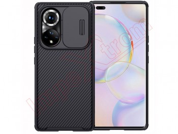 Black rigid case with window for Huawei Honor 50 Pro, RNA-AN00