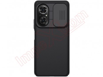 Black rigid case with window for Huawei Honor 50 SE, JLH-AN00