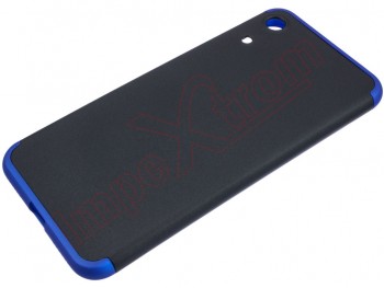 Funda rígida negra y azul para Huawei Honor Play 8A