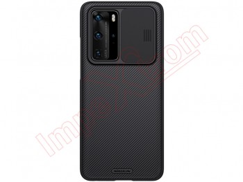 Black rigid case with window for Huawei P40 Pro, ELS-NX9