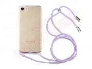 funda-purpura-y-transparente-con-cordon-para-apple-iphone-se-2020-iphone-8-iphone-7