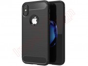 carbon-fibre-effect-black-case-for-apple-iphone-xs-a2097