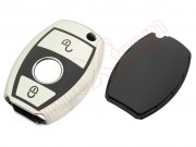 generic-product-silver-tpu-case-with-2-buttons-for-remote-control-of-mercedes-vehicles
