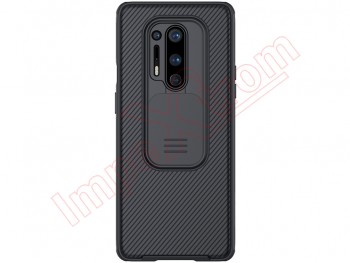 Black rigid case with window for OnePlus 8 Pro, IN2023
