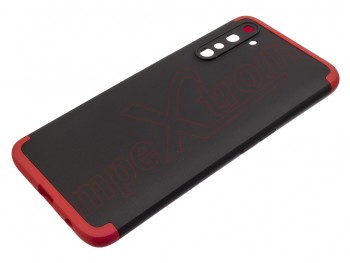 Funda GKK 360 negra y roja para Oppo Realme 6 Pro, RBS0624IN