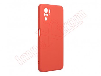 Silicone peach colour case for Xiaomi Pocophone M4 Pro 5G, 21091116AG