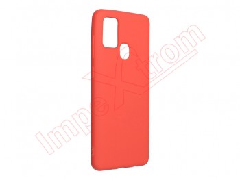 Silicone peach color case for Samsung Galaxy A21s, SM-A217F
