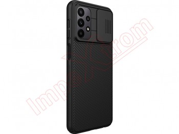 Black rigid case with window for Samsung Galaxy A23, SM-A235F