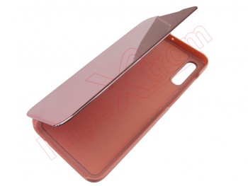 Rose gold mirror Clear View Cover for Samsung Galaxy A70, A705F, in blister