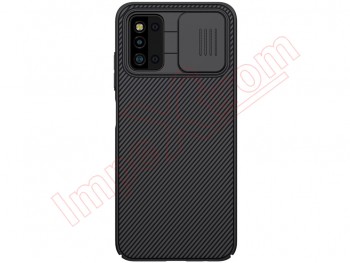 Black rigid case with window for Samsung Galaxy F52 5G, SM-E5260