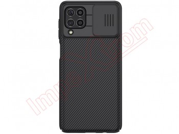 Black rigid case with window for Samsung Galaxy F62, SM-E625F
