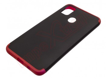 Funda GKK 360 negra y roja para Samsung Galaxy M30s, SM-M307F/DS, SM-M307FN/DS, SM-M307FD