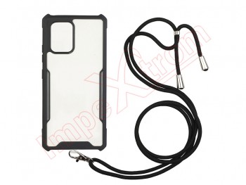 Black and transparent case with lanayrd for Samsung Galaxy M31S (SM-M317)