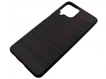 FORCELL Black carbon fiber effect cover for Samsung Galaxy M53, SM-M536