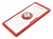 transparent-and-red-ring-cover-with-anti-fall-ring-for-samsung-galaxy-note-9-sm-n960f-ds-sm-n960u-sm-n9600-ds