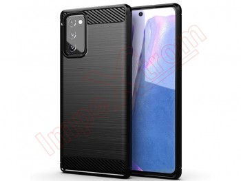 Carbon fibre effect black case for Samsung Galaxy Note 20 4G, SM-N980F