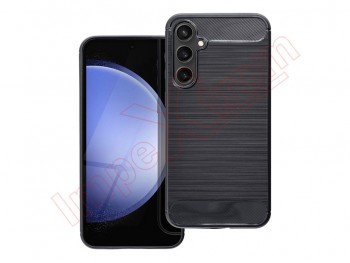 Carbon effect black case for Samsung Galaxy S23, SM-S711B
