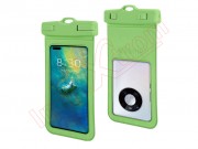 green-waterproof-case-for-smartphones-smaller-than-7-2-inches