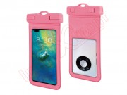 pink-waterproof-case-for-smartphones-smaller-than-7-2-inches