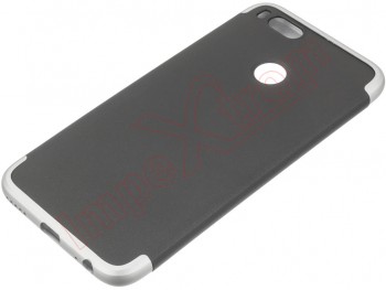 Silver/Black GKK 360 case for Xiaomi 5X/A1