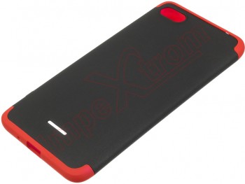 Funda GKK 360 negra/roja para Xiaomi Redmi 6A