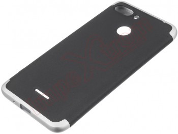 Silver/Black GKK 360 case for Xiaomi Redmi 6