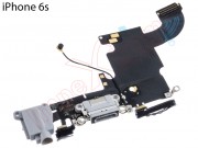 circu-to-flex-con-conector-de-carga-y-accesorios-micr-fonos-y-conector-de-audio-jack-gris-claro-para-iphone-6s-de-4-7