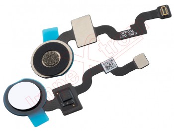 Cable flex con botón lector / sensor de huellas blanco para HTC Google Pixel 3a XL, G020C, G020G, G020F