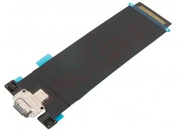 Flex calidad PREMIUM con conector de carga, datos y accesorios lightning gris / negro para iPad Pro 12.9" Wifi (2 generación). Calidad PREMIUM