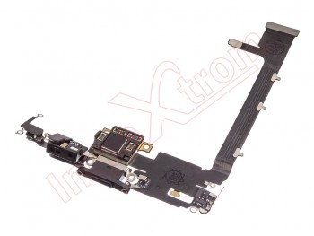 Cable flex con conector de carga negro premium para iPhone 11 pro max, a2218 con integrado. Calidad PREMIUM