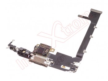 Cable flex con conector de carga dorado premium para iPhone 11 pro max, a2218 con integrado. Calidad PREMIUM