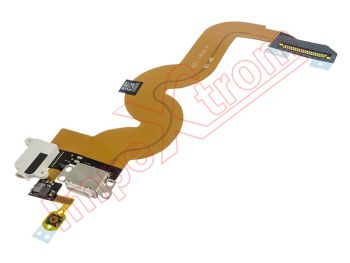 Flex circuit with black audio connector and charging and accesories connector for Apple iPod Touch de 5º generation