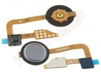 Power key and fingerprint sensor for LG G6 / H870, silver