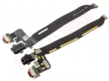 Flex cable with USB type C charging connector and audio jack connector for OnePlus 5, A5000