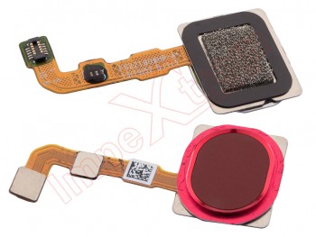 Red fingerprint reader sensor button flex for Samsung Galaxy A20s, SM-A207