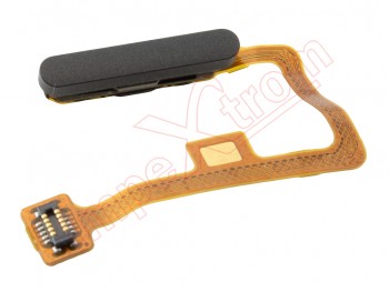 Cable flex con botón de encendido / bloqueo y lector / sensor de huellas negro trufa "Truffle black" para Xiaomi Mi 11 Lite 5G, M2101K9G, M2101K9CG