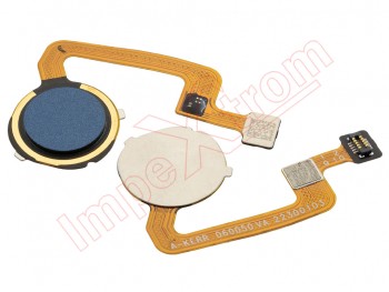Cable flex con botón sensor / lector de huellas azul "Dark blue" para Xiaomi Redmi 12C, 22120RN86G