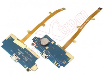 Auxiliary plate with charging connector, data and accessories, vibrator and microphone for ZTE Blade L2