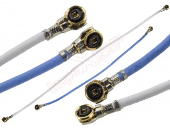 Cables coaxiales de antena de 7,8 cm y 5,55 cm para Samsung Galaxy S9 PLUS, SM-G965F