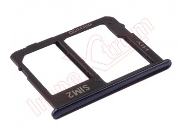 Bandeja SIM/microSD negra para Samsung Galaxy J6 Plus (J610FN)