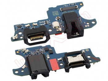 placa auxiliar service pack con conector de carga usb tipo c, conector audio jack 3,5mm y micrófono para Samsung Galaxy a03s, sm-a037