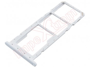 White Dual SIM + micro SD tray for Samsung Galaxy A03s, SM-A037