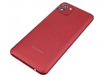 Tapa de batería Service Pack roja para Samsung Galaxy A03, SM-A035F VERSION EU