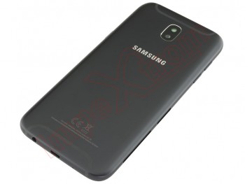 Tapa de batería Service Pack negra para Samsung Galaxy J5, J530F (2017) con botones de volumen, botón de encendido, y lente de cámara
