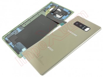 Tapa de batería Service Pack dorada para Samsung Galaxy Note 8 Duos