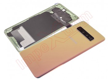 Silver battery cover Service Pack for Samsung Galaxy S10, SM-G973F